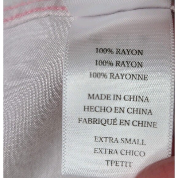 Rails XS Ingrid Raw Button Up Dusty Rose Chambray Long Sleeve Boho Coastal - Picture 10 of 13